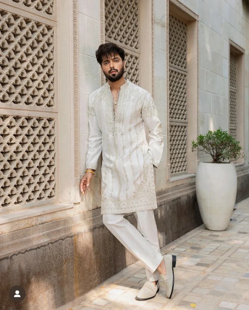white churidar kurta