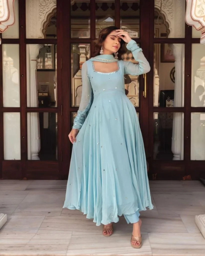 Pastel Anarkali Charm