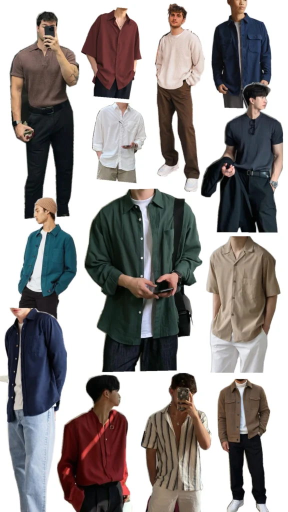 men tops shirts and tshirts to style