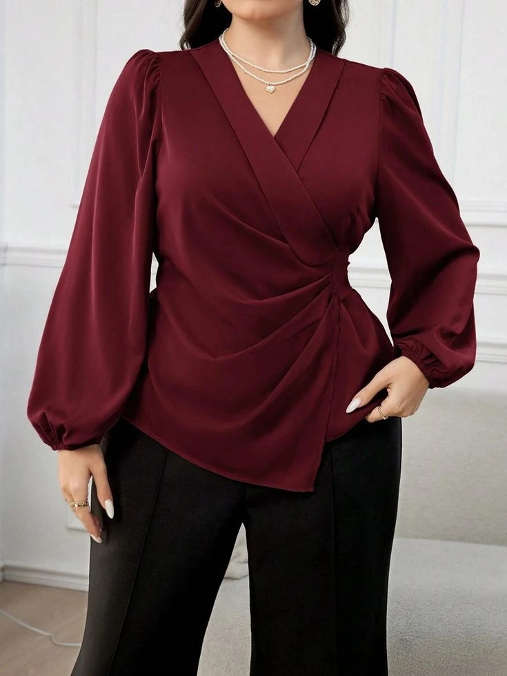 top with statement sleeves 